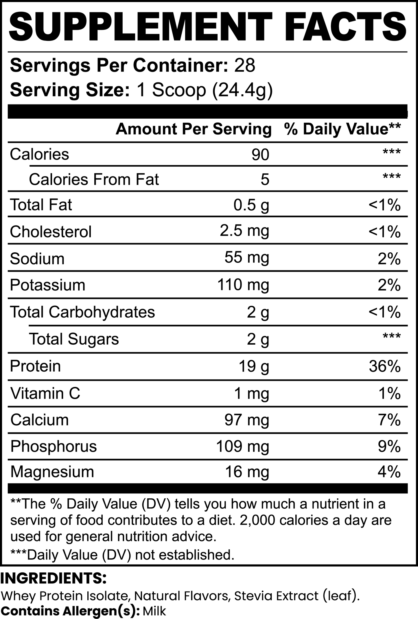 Lean Whey Isolate (Vanilla)